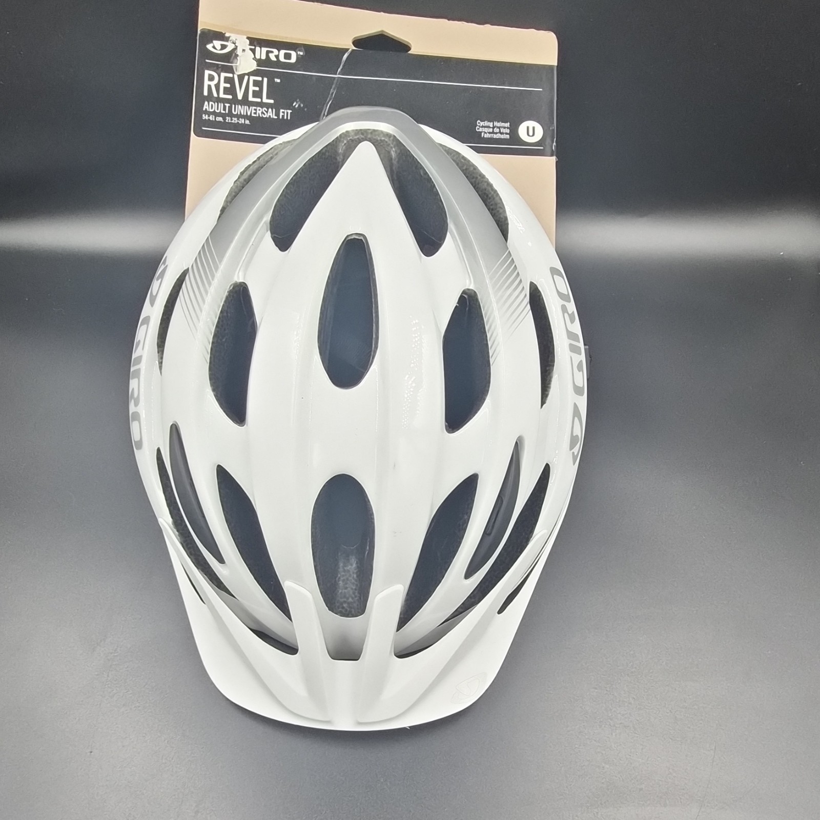 Giro Revel Adult Universal Fit White Helmet Adjustable Road 