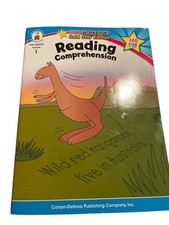 Carson Delosa Reading Comprehension practice, workbook for first graders