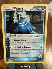 Team Aqua's Walrein 6/95 Ex Team Magma vs Team Aqua Holo on eBay