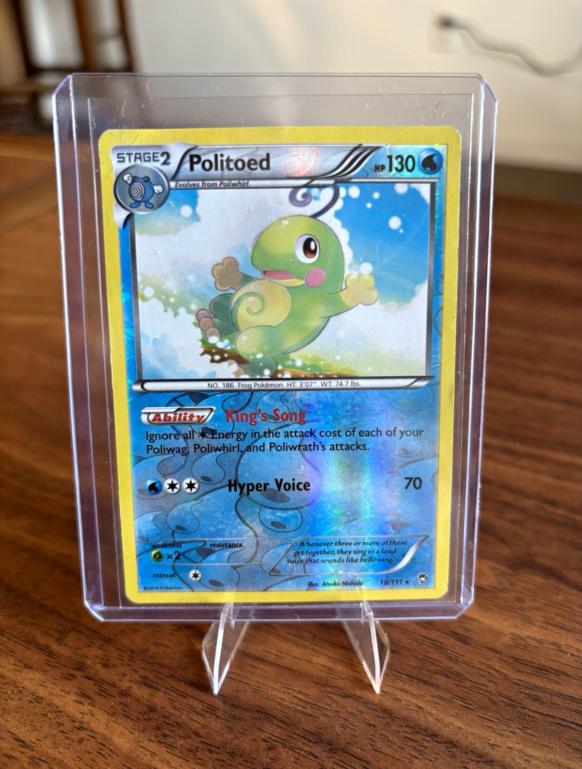 The Pokémon Company Politoed 018/111 Cosmos Holo Stage 2 130 HP English