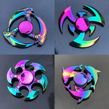 Tri Spinner Fidget Hand Spinners Gyro Figet Desk Toy Focus EDC ADHD Metal