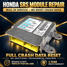 Honda SRS Module Reset & Crash Data Clear Service | Fast Mail-in | Message us