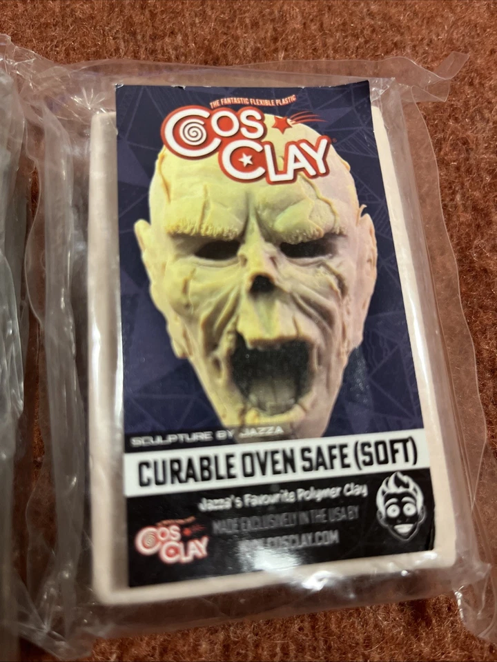 NUEVO Monster Clay Gris (4,5 lb) y Cosclay Suave (1 lb) ¡Lote de Arcilla Esculpida! 🎨 Foto 3 de 4
