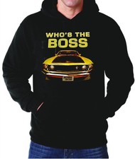 Ford Mustang Boss Hoodie Who's the Boss 302 Ford Hooded Sweatshirt