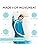 Butterfly Craze Girls Snow Princess Cape with Hood Ice Blue, Large 5-6 years - Picture 3 of 4