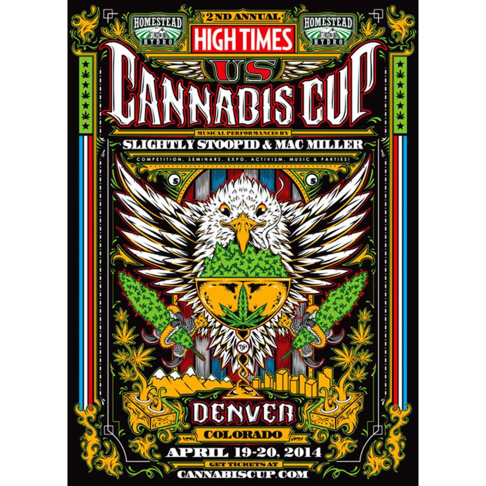 Official High Times 1st Recreational Cannabis Cup Denver Print