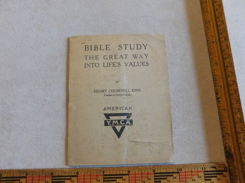 WWI American YMCA In France BIBLE STUDY Pamphlet Paris, 1918 Hershey Pa