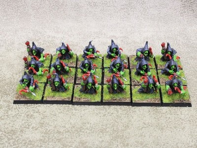 NIGHT GOBLIN ARCHERS x18 Well Painted Old World Orcs & Goblins GW 34630
