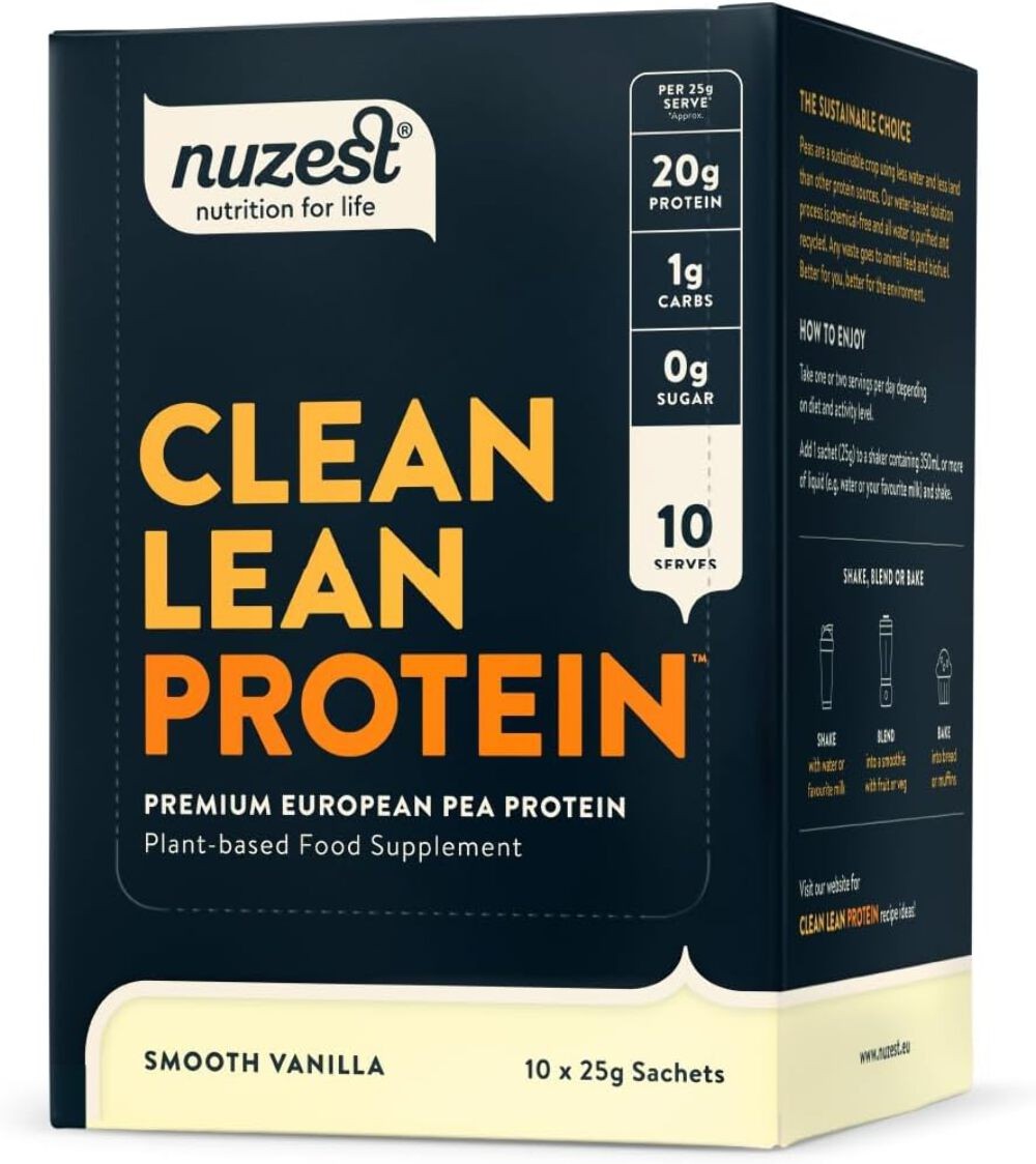 Nuzest Clean Lean Vegan Protein, Vanilla - 10 x 25g