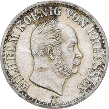 [#138298] Prussia, Wilhelm I, 1 Silber Groschen, 1869, Frankfurt am Main, Sil, v