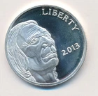 2013 INDIAN BUFFALO 1 ONE TROY OUNCE .999 SILVER ROUND