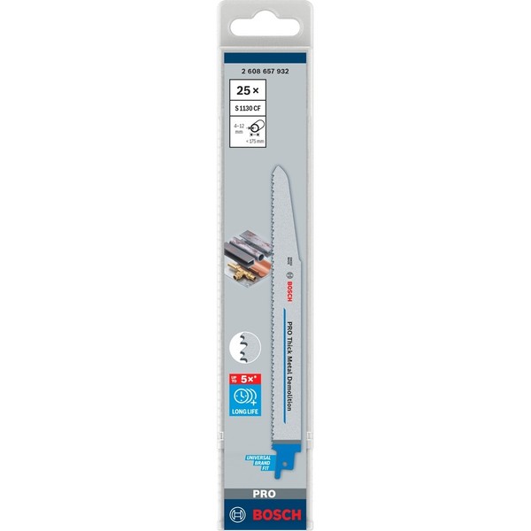 Bosch Pro SäBelsäGeblatt Pro Thick Metal Demolition S1130CF 25 StüCk-image