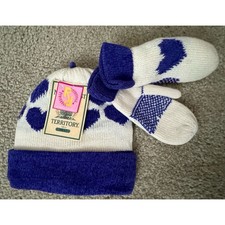 VTG Northwest Territory Beanie  Glove Set Jacket Girls SMALL/Medium 4-7 NEW
