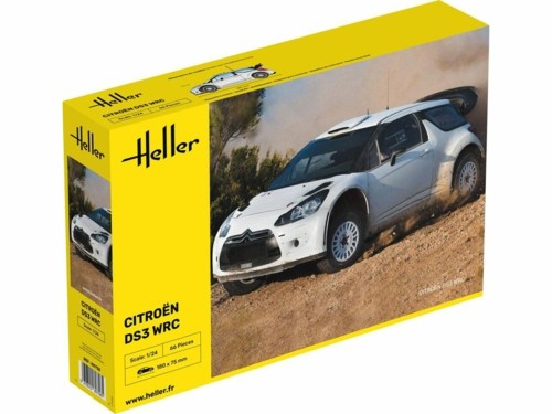 HELLER KIT 1/24 CITROEN DS3 WRC 2013 MONTE CARLO RALLY (PLASTIC KIT) 80758