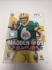 Madden NFL 09: All-Play (Nintendo Wii, 2008) No Manual