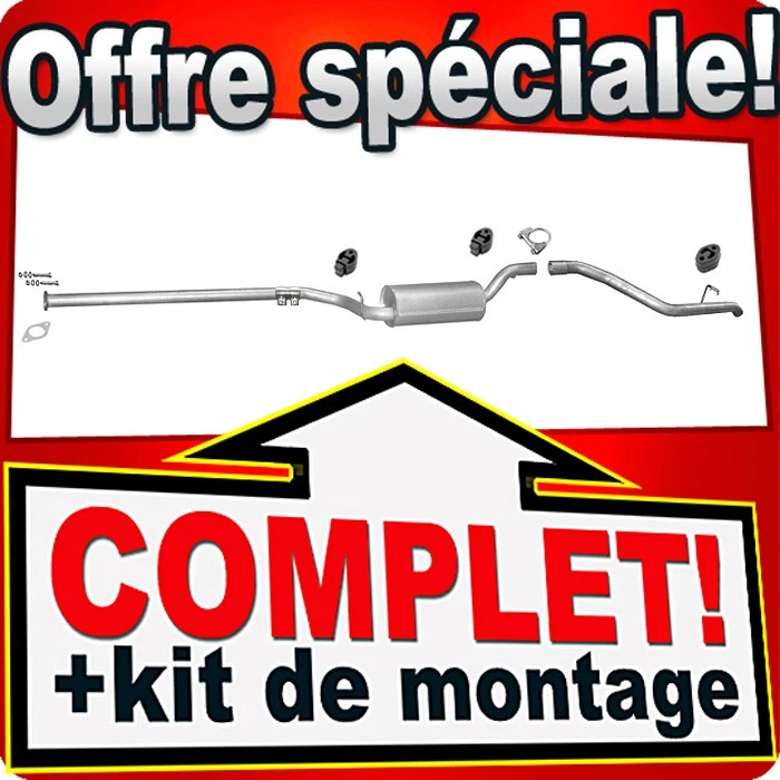 Échappement pour VOLVO S40 II 1.6 D D2 TD / VOLVO V50 1.6 D D2 TD Silencieux - Photo 1/1