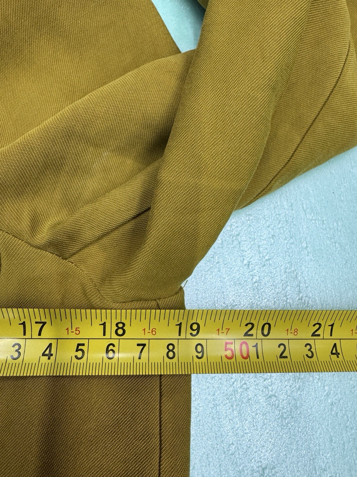 Zara Basic Mustard Yellow Waterfall Drape Front J… - image 8