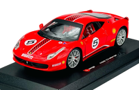 Bburago Ferrari 458 Challenge Rot 1:24 Die Cast Metal Model Neu Kasten 26302