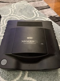SNK Neo Geo CD Console with Controller, Games - Tested, Read Description