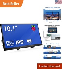 10.1 Inch Raspberry Pi Screen HDMI Monitor 1024x600 LCD Display 16:9 IPS Scre...
