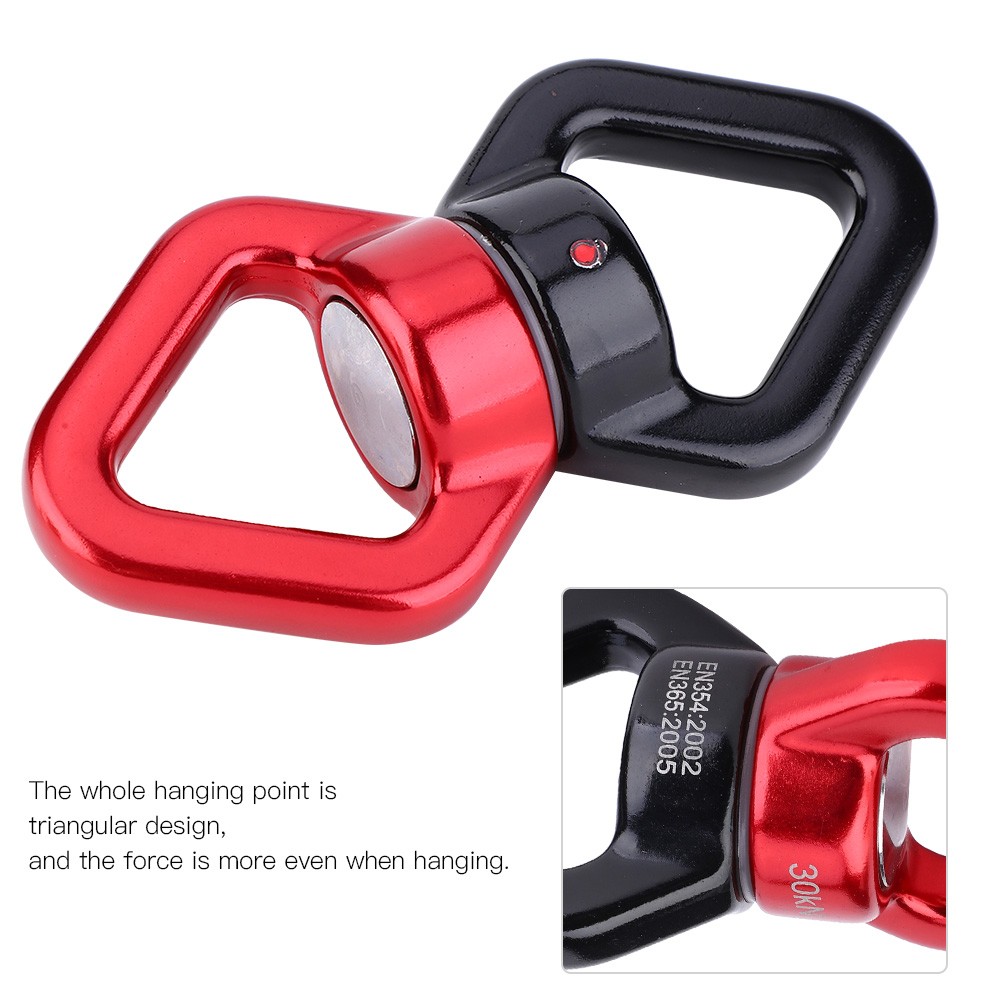 (red Black)30KN Outdoor Rotational Device Safest Swing Connector For HG