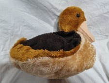 Vintage Ente / Stockente - DDR Stofftier / Kuscheltier (LxH ca. 30x22cm)