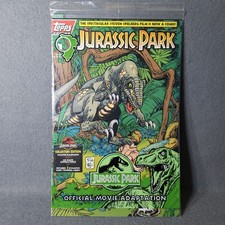 Jurassic Park #1 Topps Comics 1993 Official Movie Adaptation Collectors Edition