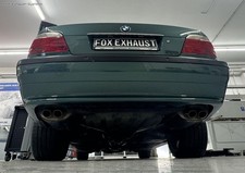  Duplex Racing-Anlage BMW 7er E38 730i 735i 740i je 2x63mm Dieseloptik