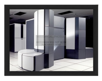 CRAY Y-MP 190A SUPERCOMPUTER AT NASA AMES RESEARCH CENTER 8X10 FRAMED PHOTO