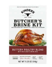 2- Boxes Kinder's Butcher’s Turkey Brine Kit With Brine Mix & Bag - 11.25 Oz  