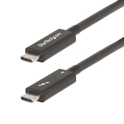 StarTech.com 6ft (2m) Active Thunderbolt 4 Cable - 40Gbps - 100W PD - 4K/8K Vide