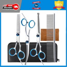 5 in 1 Professional Dog Grooming Scissors Set Stainless Steel Pet Thinning Sh...