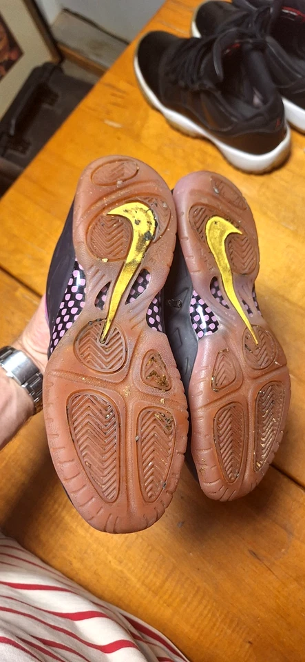 Nike Little Posite One Foamposite DQ6212-500 púrpura cueva talla 3 años Foto 4 de 4