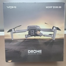 YOMI Brushless Drone With 4K Camera Silver Sealed NIB