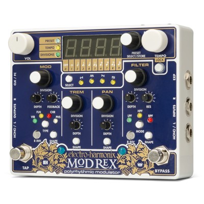 Electro Harmonix Mod Rex Polyrhythmic Modulator - Modulations Effektgerät für