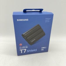 Samsung T7 Shield 1TB External SSD - Black (‎MU-PE1T0S/AM)