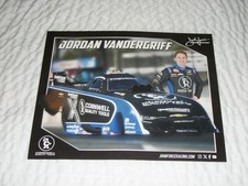 2026 Jordan Vandergriff Cornwell Quality Tools Funny Car Nhra Postcard 2026 Jordan Vandergriff Cornwell Quality Tools Funny Car Nhra Postcard