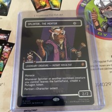 Splinter, the Mentor [Borderless] #89 Prices | Magic Teenage Mutant Ninja  Turtles Commander | Magic Cards