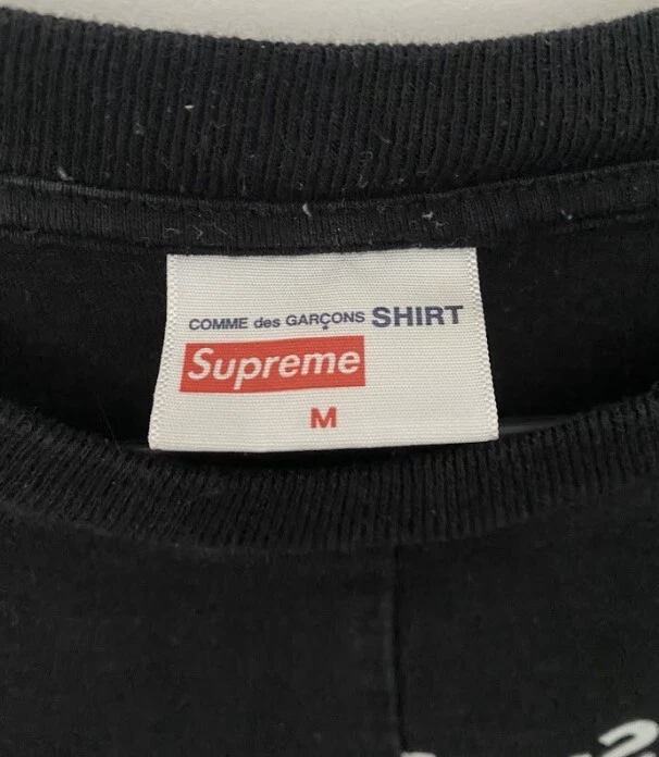 Supreme x Comme des Garçons SHIRT Split Box Logo Tee | eBay