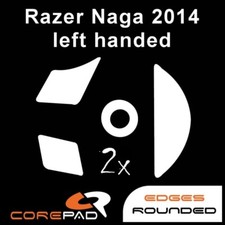 Corepad Skatez Razer Naga 2014 Left Handed Replacement Mouse Feet PTFE Teflon