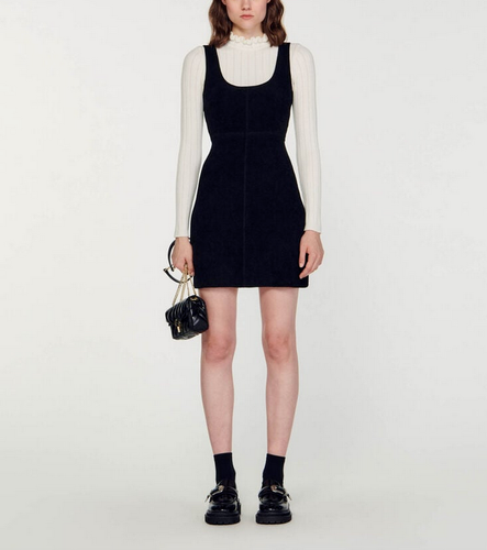 Sandro Paris Women's Dress Size 36 FR / S Wool Blend SFPRO03263