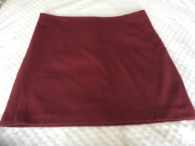 Esprit Wool Deep Cherry Skirt EU 42