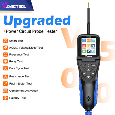  V500 Car Electric Circuit Tester Oscilloscope/Multimeter/Injector/Relay Tester