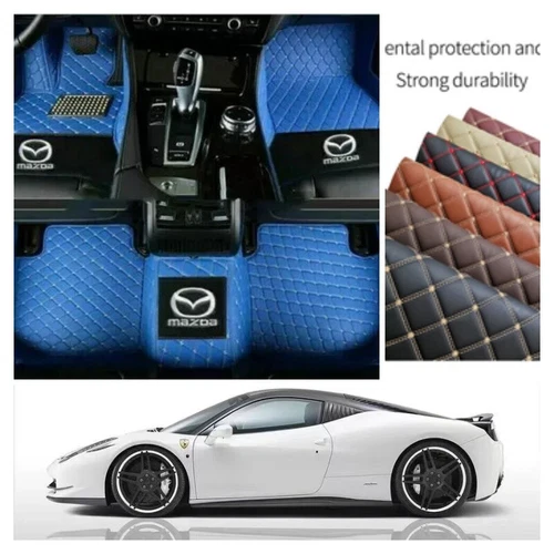For Mazda All Models Car Floor Mats Waterproof Luxury Custom Carpets Cargo Liner - Imagen 10 de 37