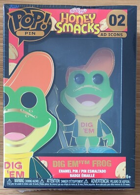 FUNKO POP! PIN - AD ICONS - DIG EM' FROG #02 HONEY SMACKS - BRANDNEU & VERSIEGELT
