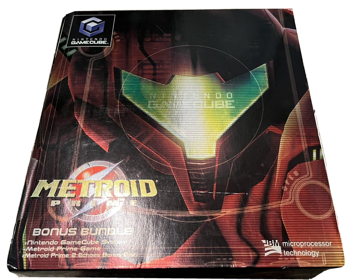 Nintendo GameCube Metroid Prime Echoes Bonus Disc Bundle_**Read