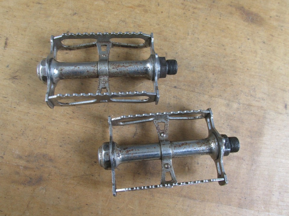 Pédales De Vélo Vintage UNION O2O - Anciennes, Origine France - Occasion Fonctionnelles