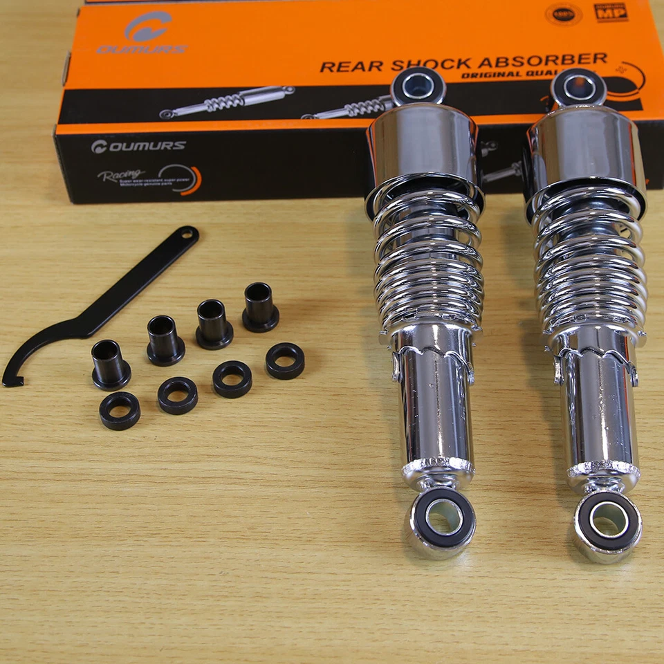 Amortiguador trasero rebajador de hierro 10,5"" 267 mm para Harley Sportster XL 883 1200 Foto 4 de 4