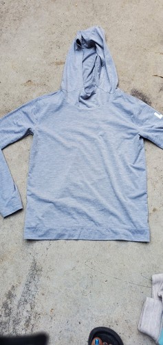 Athleta girl top XL / 14 gray stetch long sleeve Tee Girls shirt - Picture 4 of 7