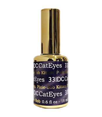 DND DC Cat Eyes Pixie Bob Kitten 33 LED/UV DND Gel Polish .6oz Magnetic Effect